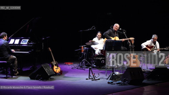 Rome, Auditorium Music Park Nov 23 2011.Bungaro & Michele Ascolese.Acusticanto Tour 2011 .Spegial guestes:.Pilar voice, Paolo Buonvino piano. ©Riccardo Musacchio & Flavio Ianniello/Rosebud2