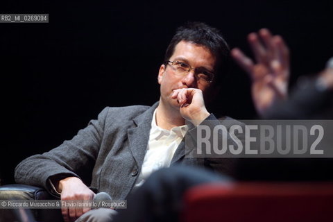 Rome, Auditorium Music Park Feb 08 2010.Incontri dautore .Gabriele Muccino e Paolo Buonvino .Cinema e Musica . ©Riccardo Musacchio & Flavio Ianniello/Rosebud2