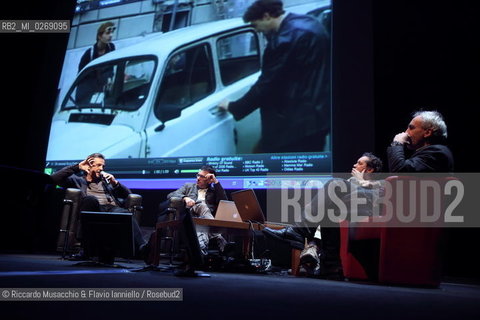 Rome, Auditorium Music Park Feb 08 2010.Incontri dautore .Gabriele Muccino e Paolo Buonvino .Cinema e Musica . ©Riccardo Musacchio & Flavio Ianniello/Rosebud2