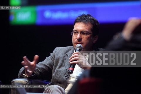 Rome, Auditorium Music Park Feb 08 2010.Incontri dautore .Gabriele Muccino e Paolo Buonvino .Cinema e Musica . ©Riccardo Musacchio & Flavio Ianniello/Rosebud2