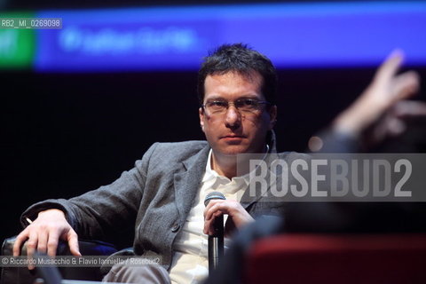 Rome, Auditorium Music Park Feb 08 2010.Incontri dautore .Gabriele Muccino e Paolo Buonvino .Cinema e Musica . ©Riccardo Musacchio & Flavio Ianniello/Rosebud2