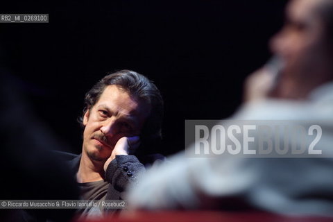 Rome, Auditorium Music Park Feb 08 2010.Incontri dautore .Gabriele Muccino e Paolo Buonvino .Cinema e Musica . ©Riccardo Musacchio & Flavio Ianniello/Rosebud2