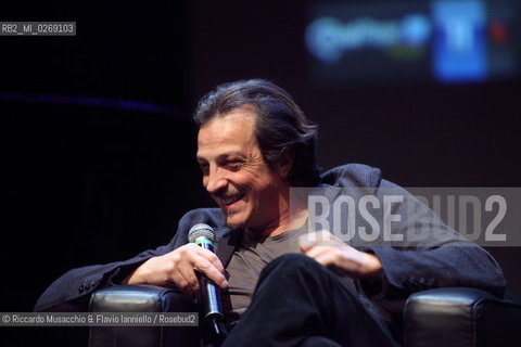 Rome, Auditorium Music Park Feb 08 2010.Incontri dautore .Gabriele Muccino e Paolo Buonvino .Cinema e Musica . ©Riccardo Musacchio & Flavio Ianniello/Rosebud2