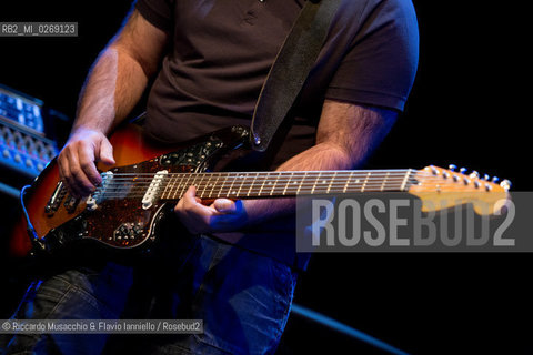 Rome, Auditorium Music Park Oct 17 2012.Teho Teardo guitar and electronic .Martina Bertoni cello .pictures Charles Freger. ©Riccardo Musacchio & Flavio Ianniello/Rosebud2