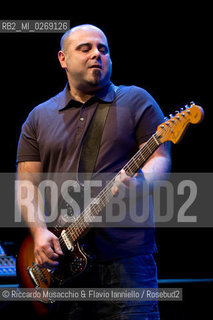 Rome, Auditorium Music Park Oct 17 2012.Teho Teardo guitar and electronic .Martina Bertoni cello .pictures Charles Freger. ©Riccardo Musacchio & Flavio Ianniello/Rosebud2