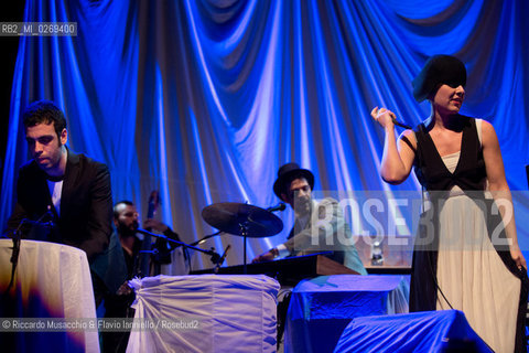 Rome, Auditorium Music Park  Jan 30 2013.Meg & Colapesce .Bipolare Tour 2013 . ©Riccardo Musacchio & Flavio Ianniello/Rosebud2