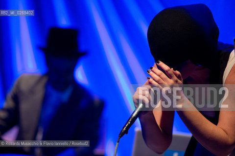 Rome, Auditorium Music Park  Jan 30 2013.Meg & Colapesce .Bipolare Tour 2013 . ©Riccardo Musacchio & Flavio Ianniello/Rosebud2