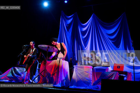 Rome, Auditorium Music Park  Jan 30 2013.Meg & Colapesce .Bipolare Tour 2013 . ©Riccardo Musacchio & Flavio Ianniello/Rosebud2