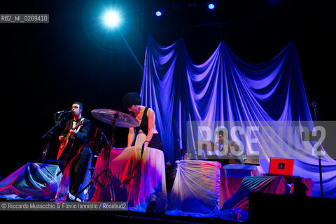 Rome, Auditorium Music Park  Jan 30 2013.Meg & Colapesce .Bipolare Tour 2013 . ©Riccardo Musacchio & Flavio Ianniello/Rosebud2