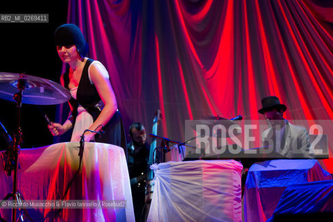 Rome, Auditorium Music Park  Jan 30 2013.Meg & Colapesce .Bipolare Tour 2013 . ©Riccardo Musacchio & Flavio Ianniello/Rosebud2