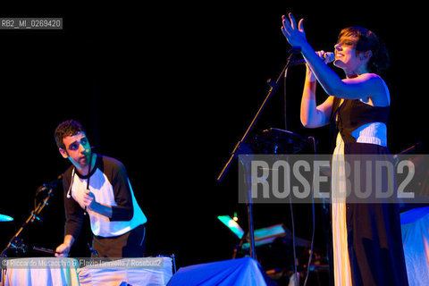 Rome, Auditorium Music Park  Jan 30 2013.Meg & Colapesce .Bipolare Tour 2013 . ©Riccardo Musacchio & Flavio Ianniello/Rosebud2
