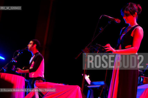 Rome, Auditorium Music Park  Jan 30 2013.Meg & Colapesce .Bipolare Tour 2013 . ©Riccardo Musacchio & Flavio Ianniello/Rosebud2