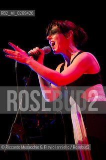 Rome, Auditorium Music Park  Jan 30 2013.Meg & Colapesce .Bipolare Tour 2013 . ©Riccardo Musacchio & Flavio Ianniello/Rosebud2