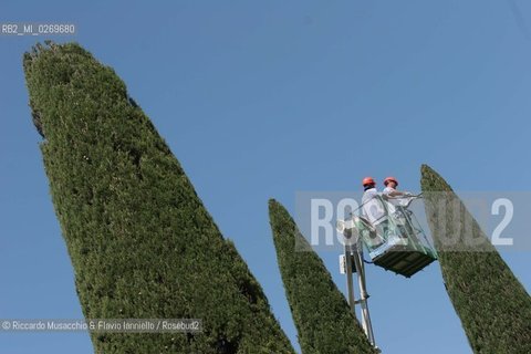 Castel Gandolfo (Roma) Maggio 2005: .Giardini Vaticani, Fattoria e Palazzo Papale..Ph Riccardo Musacchio e Flavio Ianniello.
 ©Riccardo Musacchio & Flavio Ianniello/Rosebud2