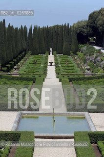 Castel Gandolfo (Roma) Maggio 2005: .Giardini Vaticani, Fattoria e Palazzo Papale..Ph Riccardo Musacchio e Flavio Ianniello.
 ©Riccardo Musacchio & Flavio Ianniello/Rosebud2