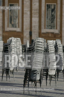 Città del Vaticano,  May 2005.Nella foto: veduta di Piazza San Pietro. ©Riccardo Musacchio & Flavio Ianniello/Rosebud2