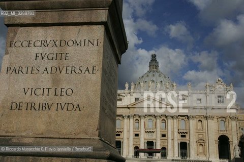Città del Vaticano,  May 2005.Nella foto: veduta di Piazza San Pietro. ©Riccardo Musacchio & Flavio Ianniello/Rosebud2