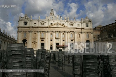 Città del Vaticano,  May 2005.Nella foto: veduta di Piazza San Pietro. ©Riccardo Musacchio & Flavio Ianniello/Rosebud2