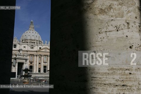 Città del Vaticano,  May 2005.Nella foto: veduta di Piazza San Pietro. ©Riccardo Musacchio & Flavio Ianniello/Rosebud2