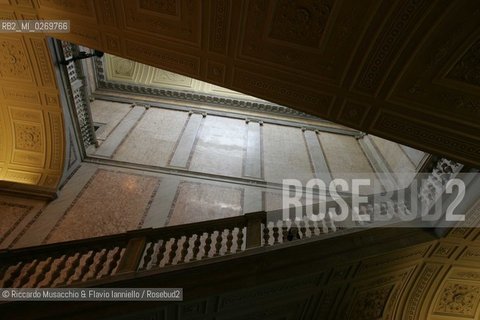 Città del Vaticano,  May 2005.Nella foto: ingresso dal Portone di Bronzo e scalinata che porta agli appartamenti. ©Riccardo Musacchio & Flavio Ianniello/Rosebud2