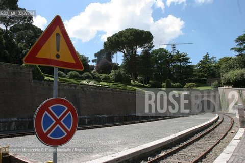 Città del Vaticano,  May 2005.Nella foto: la stazione ferroviaria. ©Riccardo Musacchio & Flavio Ianniello/Rosebud2