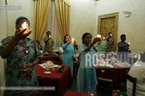 Roma, città del turismo religioso..Nella foto: il ristorante francese Leau Vive.Ph Riccardo Musacchio e Flavio Ianniello.
 ©Riccardo Musacchio & Flavio Ianniello/Rosebud2