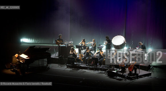 Rome, Auditorium Music Park Feb 13 2013.The italian pianist Ludovico Einaudi in concert..Tour for the new album In a Time Lapse.  ©Riccardo Musacchio & Flavio Ianniello/Rosebud2