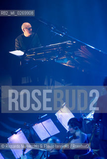 Rome, Auditorium Music Park Feb 13 2013.The italian pianist Ludovico Einaudi in concert..Tour for the new album In a Time Lapse.  ©Riccardo Musacchio & Flavio Ianniello/Rosebud2