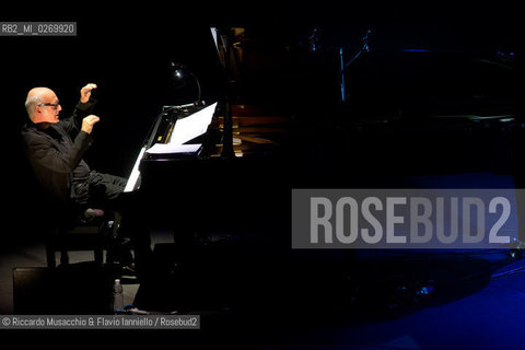 Rome, Auditorium Music Park Feb 13 2013.The italian pianist Ludovico Einaudi in concert..Tour for the new album In a Time Lapse.  ©Riccardo Musacchio & Flavio Ianniello/Rosebud2