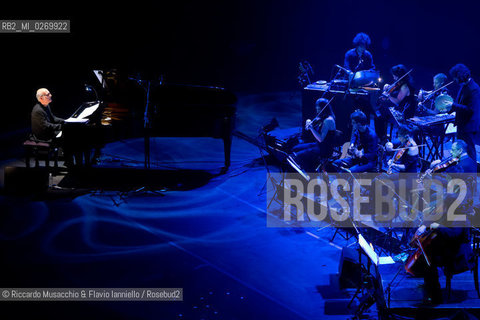 Rome, Auditorium Music Park Feb 13 2013.The italian pianist Ludovico Einaudi in concert..Tour for the new album In a Time Lapse.  ©Riccardo Musacchio & Flavio Ianniello/Rosebud2