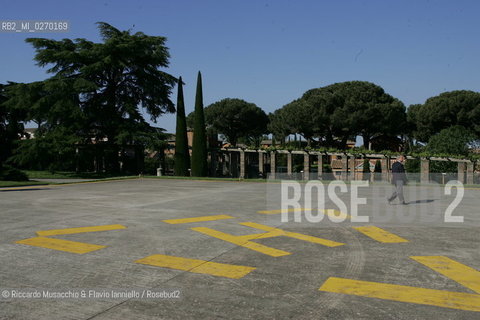 Castel Gandolfo, Rome May 20 2005 Heliport of Pontifical Villas of Castel Gandolfo the summer residence of the Pope.  ©Riccardo Musacchio & Flavio Ianniello/Rosebud2