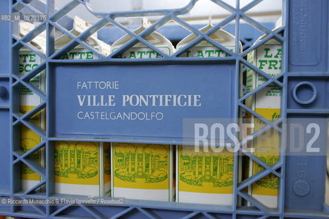 Castel Gandolfo, Rome May 20 2005 Dairy farming of Pontifical Villas of Castel Gandolfo, the summer residence of the Pope.  ©Riccardo Musacchio & Flavio Ianniello/Rosebud2