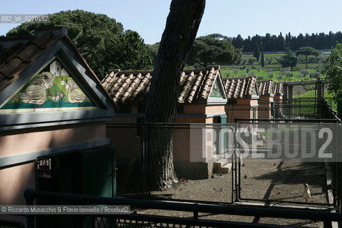 Castel Gandolfo, Rome May 20 2005 chicken coop on Pontifical Villas of Castel Gandolfo, the summer residence of the Pope.  ©Riccardo Musacchio & Flavio Ianniello/Rosebud2