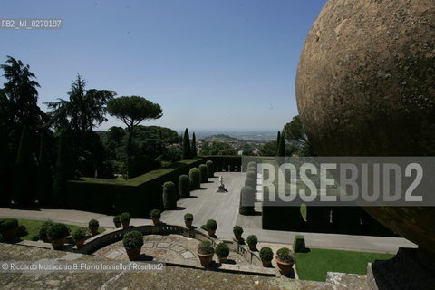 Castel Gandolfo, Rome May 20 2005 garden of Pontifical Villas of Castel Gandolfo the summer residence of the Pope.  ©Riccardo Musacchio & Flavio Ianniello/Rosebud2
