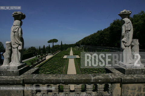 Castel Gandolfo, Rome May 20 2005 garden of Pontifical Villas of Castel Gandolfo the summer residence of the Pope.  ©Riccardo Musacchio & Flavio Ianniello/Rosebud2