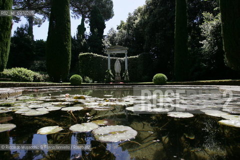 Castel Gandolfo, Rome May 20 2005 garden of Pontifical Villas of Castel Gandolfo the summer residence of the Pope.  ©Riccardo Musacchio & Flavio Ianniello/Rosebud2