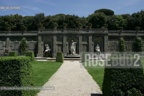 Castel Gandolfo, Rome May 20 2005 garden of Pontifical Villas of Castel Gandolfo the summer residence of the Pope.  ©Riccardo Musacchio & Flavio Ianniello/Rosebud2