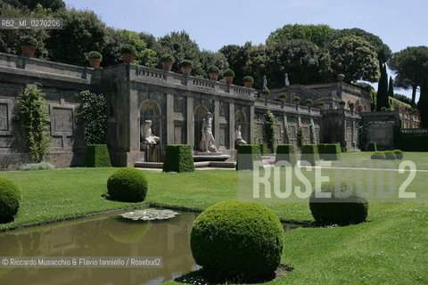 Castel Gandolfo, Rome May 20 2005 garden of Pontifical Villas of Castel Gandolfo the summer residence of the Pope.  ©Riccardo Musacchio & Flavio Ianniello/Rosebud2