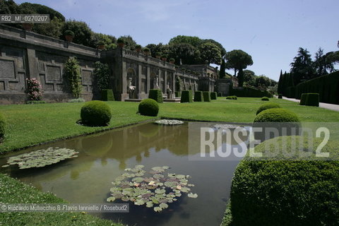 Castel Gandolfo, Rome May 20 2005 garden of Pontifical Villas of Castel Gandolfo the summer residence of the Pope.  ©Riccardo Musacchio & Flavio Ianniello/Rosebud2