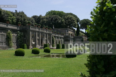 Castel Gandolfo, Rome May 20 2005 garden of Pontifical Villas of Castel Gandolfo the summer residence of the Pope.  ©Riccardo Musacchio & Flavio Ianniello/Rosebud2