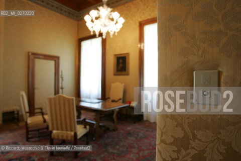 Castel Gandolfo, Rome May 20 2005 private study of Pope Benedict XVI in Papal Palace of Castel Gandolfo the summer residence of the Holy Father.  ©Riccardo Musacchio & Flavio Ianniello/Rosebud2