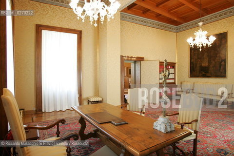 Castel Gandolfo, Rome May 20 2005 private study of Pope Benedict XVI in Papal Palace of Castel Gandolfo the summer residence of the Holy Father.  ©Riccardo Musacchio & Flavio Ianniello/Rosebud2