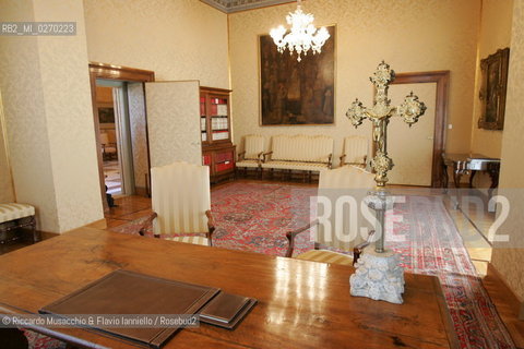 Castel Gandolfo, Rome May 20 2005 private study of Pope Benedict XVI in Papal Palace of Castel Gandolfo the summer residence of the Holy Father.  ©Riccardo Musacchio & Flavio Ianniello/Rosebud2