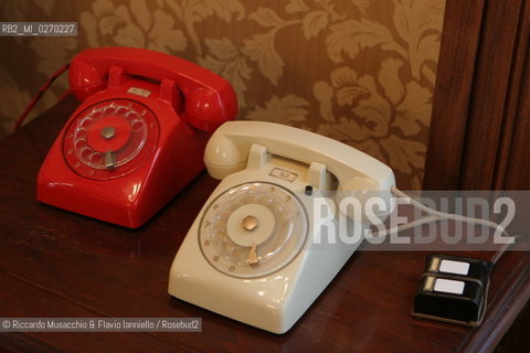 Castel Gandolfo, Rome May 20 2005 telephones at private study of Pope Benedict XVI,  Papal Palace of Castel Gandolfo the summer residence of the Holy Father.  ©Riccardo Musacchio & Flavio Ianniello/Rosebud2