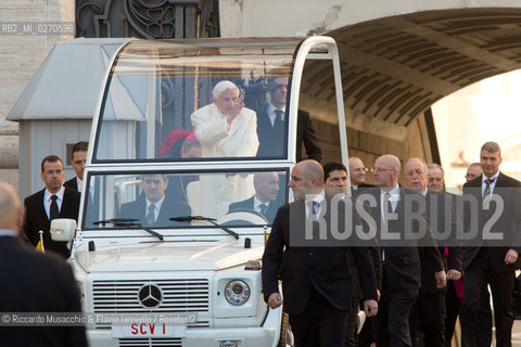 Vatican City Feb 27 2013. Pope Benedict XVI held his last Mass as pontiff at St Peters Square.  ©Riccardo Musacchio & Flavio Ianniello/Rosebud2