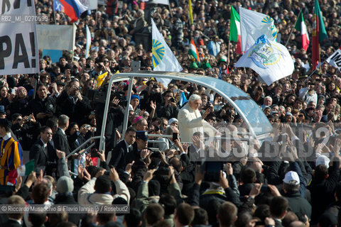 Vatican City Feb 27 2013. Pope Benedict XVI held his last Mass as pontiff at St Peters Square.  ©Riccardo Musacchio & Flavio Ianniello/Rosebud2