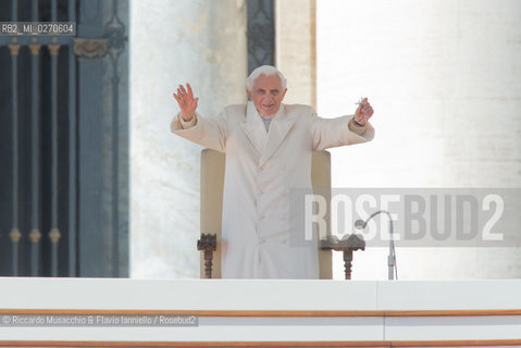 Vatican City Feb 27 2013. Pope Benedict XVI held his last Mass as pontiff at St Peters Square.  ©Riccardo Musacchio & Flavio Ianniello/Rosebud2