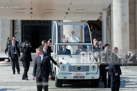 Vatican City Feb 27 2013. Pope Benedict XVI held his last Mass as pontiff at St Peters Square.  ©Riccardo Musacchio & Flavio Ianniello/Rosebud2