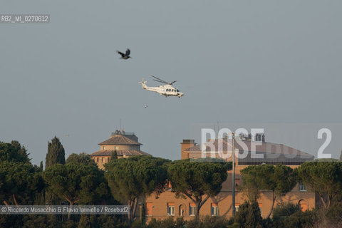 Vatican City Feb 28 2013.Pope Benedict XVI left the Vatican on his final day as Pope.  ©Riccardo Musacchio & Flavio Ianniello/Rosebud2
