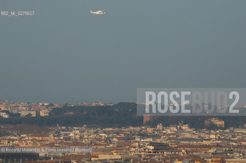 Vatican City Feb 28 2013.Pope Benedict XVI left the Vatican on his final day as Pope.  ©Riccardo Musacchio & Flavio Ianniello/Rosebud2